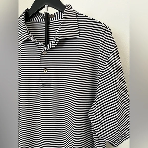 ⛳🏌️‍♂️ Peter Millar Summer Comfort Striped Golf Polo | Men’s XL - Picture 5 of 11
